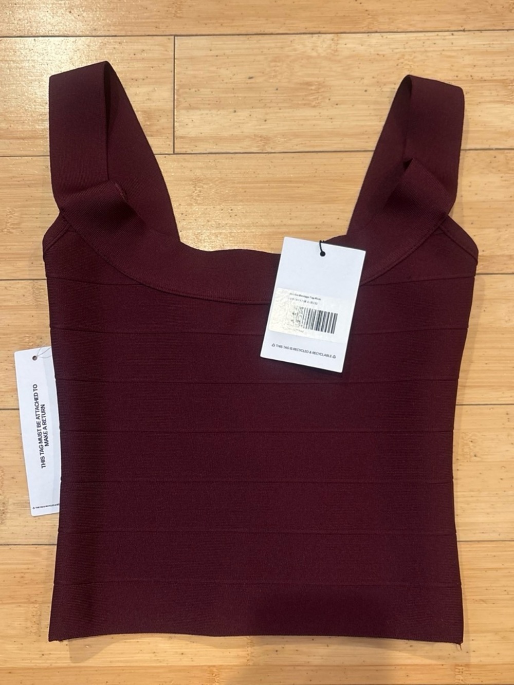NWT princess polly jordan bandage top plum size us 0
